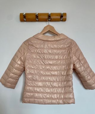 Chaqueta rosa palido talla S .