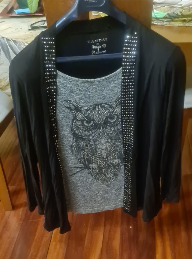 camiseta-chaqueta mujer