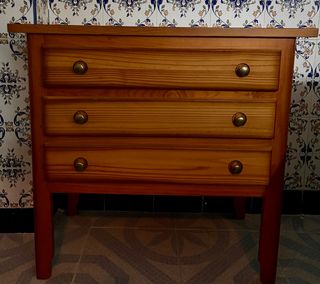 Lote de Cómoda 2 mesitas de noche 2 cabeceros 90