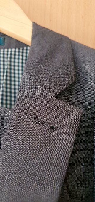 Traje caballero gris talla 38