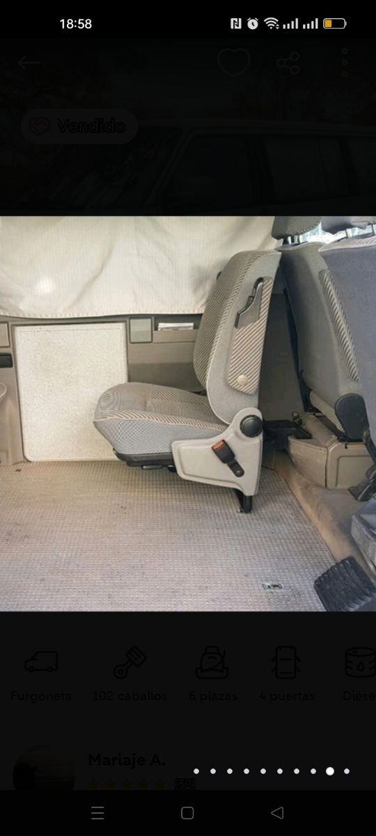 sillo Volkswagen multivan t4 1996.