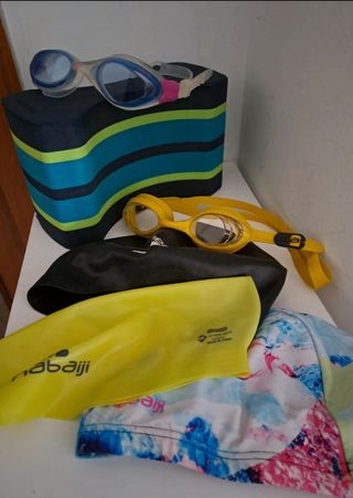 set per nuoto Pullbuoy nabaiji 3 cuffie 2 occhiali