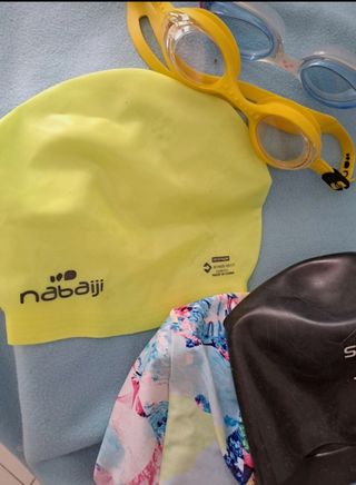 set per nuoto Pullbuoy nabaiji 3 cuffie 2 occhiali