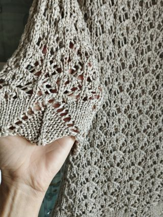 Top sobreprenda crochet