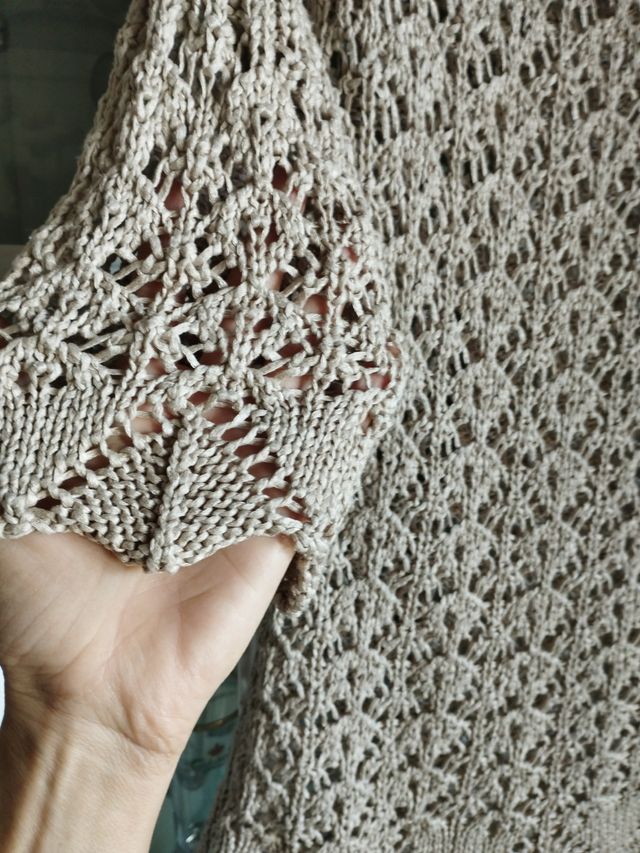 Top sobreprenda crochet