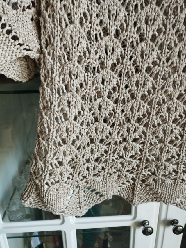 Top sobreprenda crochet