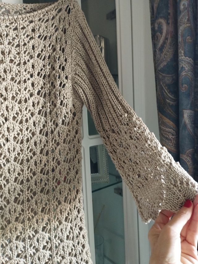 Top sobreprenda crochet