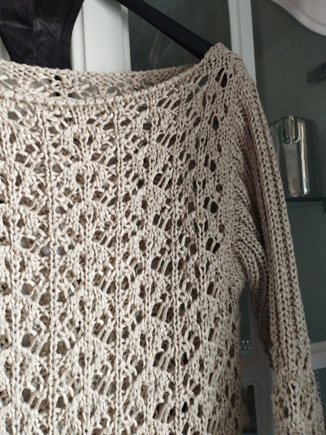 Top sobreprenda crochet