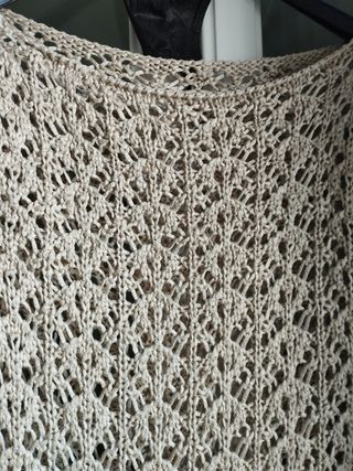 Top sobreprenda crochet