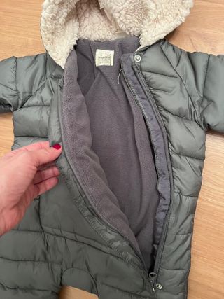 Buzo invierno bebé gris
