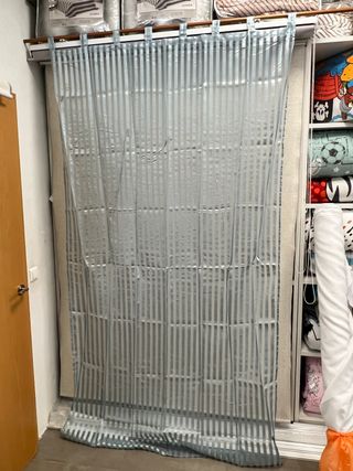 Cortina trenvillas azul