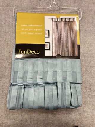 Cortina trenvillas azul