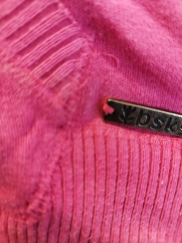 Jersey con capucha fucsia