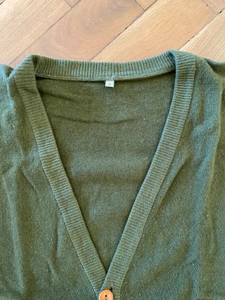 CHALECO DE PUNTO VERDE