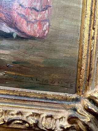 Pareja de cuadros firmados por José Almonte