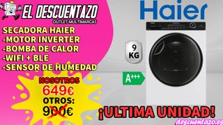 SECADORA HAIER 9KG