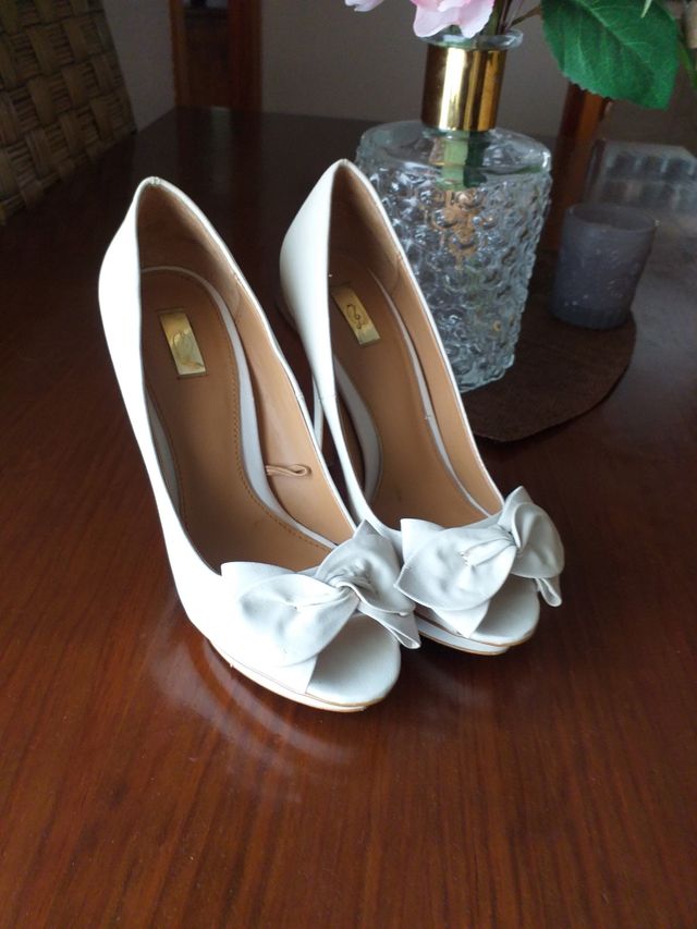 super oferta,zapato blanco