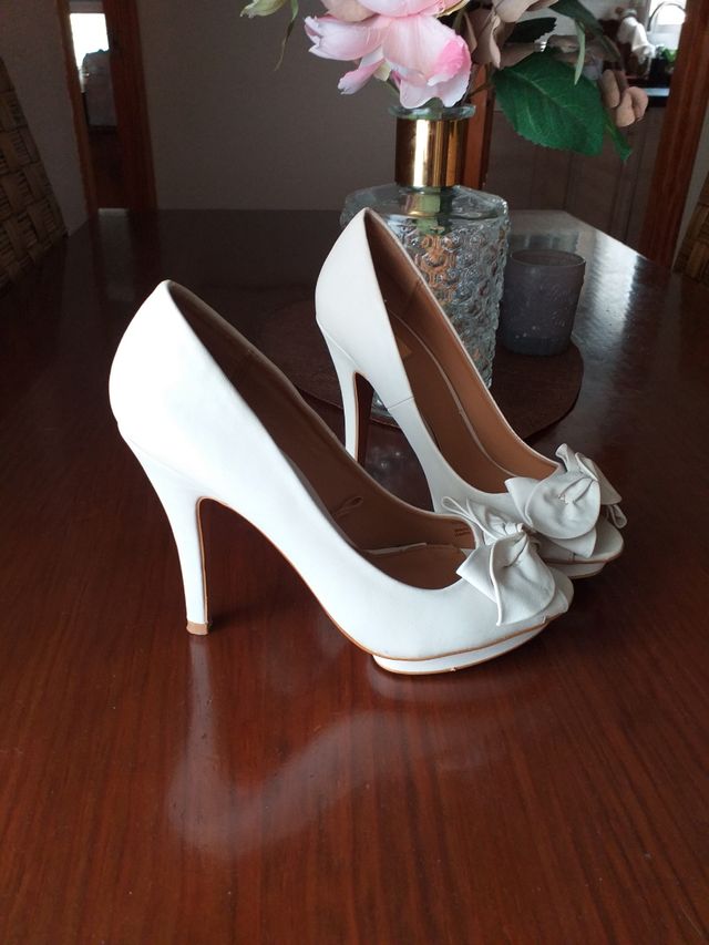 super oferta,zapato blanco