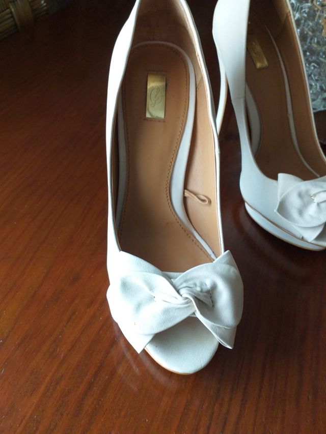 super oferta,zapato blanco