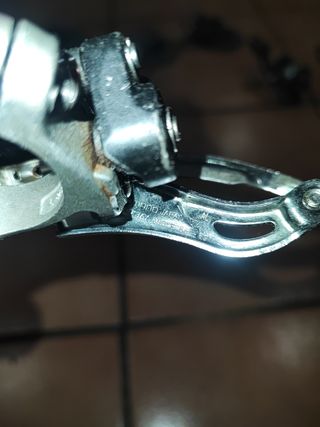 desviador abrazadera baja Shimano xt