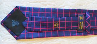 Corbata Seda Natural Richel Royal cuadros