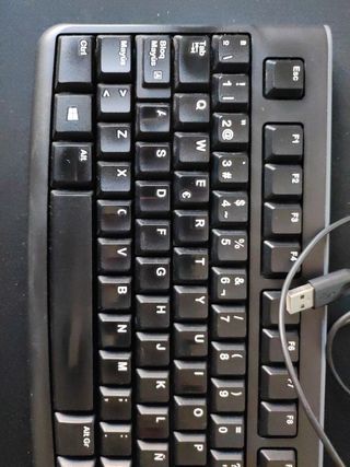 teclado con cable