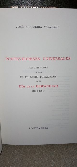 Pontevedreses Universales, José Filgueira Valverde