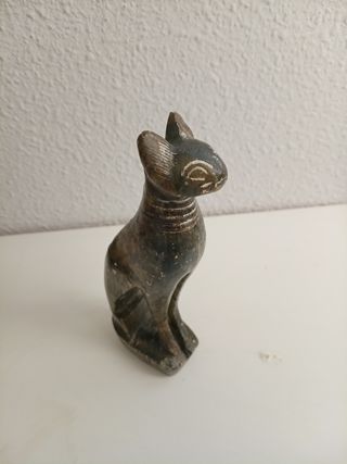 Escultura egipcia: gato