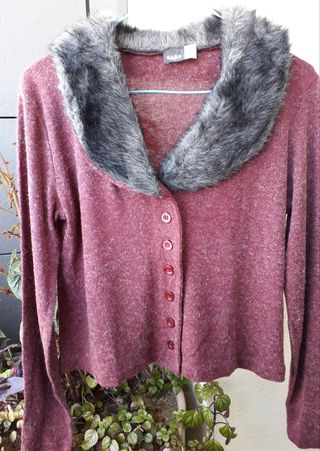 Chaqueta cuello de pelo SIN USO
