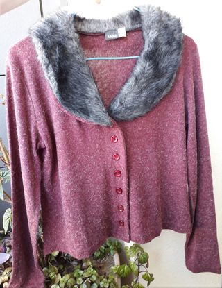 Chaqueta cuello de pelo SIN USO