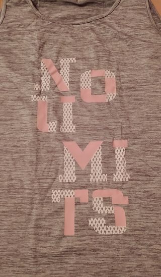 Camiseta de tirante gris - 2XL - Shein