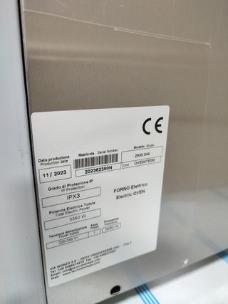 HORNO DE CONVECCIÓN ELECTRICO 4GN1/1 OCASIÓN