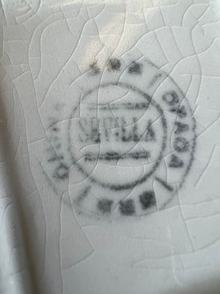 ANTIGUO JUEGO DE LAVABO DE PORCELANA SEVILLA