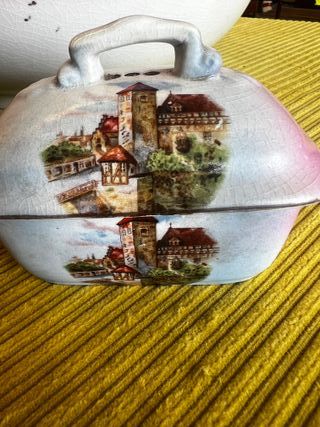 ANTIGUO JUEGO DE LAVABO DE PORCELANA SEVILLA