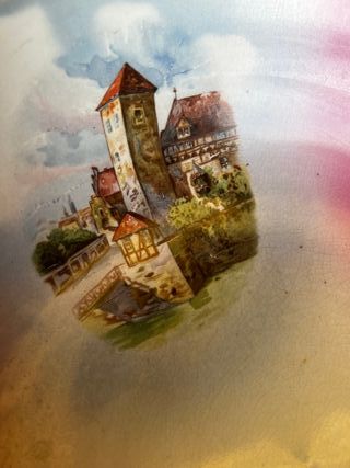 ANTIGUO JUEGO DE LAVABO DE PORCELANA SEVILLA