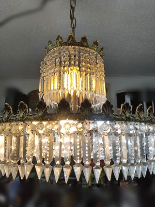 Lámpara techo Cristal roca