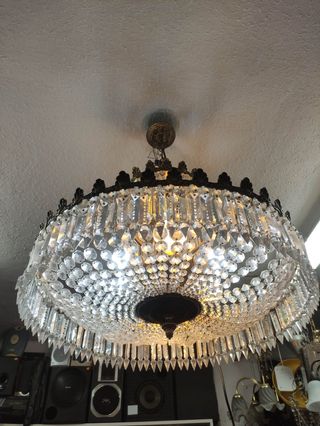 Lámpara techo Cristal roca