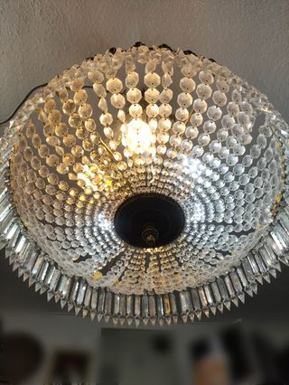 Lámpara techo Cristal roca