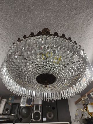 Lámpara techo Cristal roca