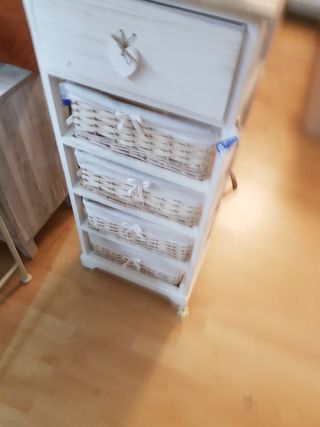 cajonera 1 cajón + 4 cestas