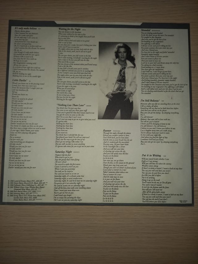 Sheila - Little Darlin'. 1981 Lp vinilo. 