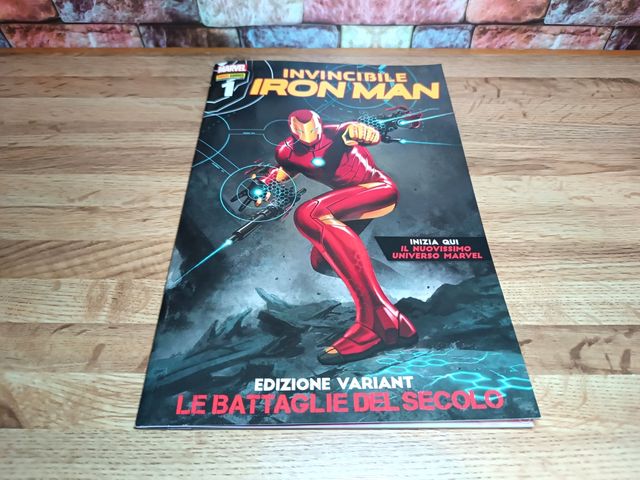 Marvel fumetto Iron Man con poster all'interno