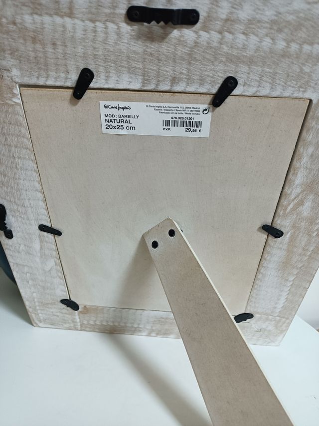 marco de foto madera nuevo 20x25