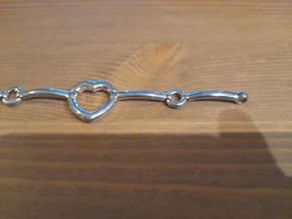 Pulsera acero corazón