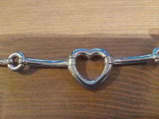 Pulsera acero corazón