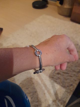 Pulsera acero corazón