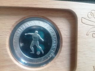 Moneda de plata de dos mil pesetas de las olimpiad