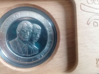 Moneda de plata de dos mil pesetas de las olimpiad