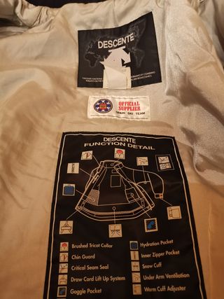 Chaqueta de esquí Descente