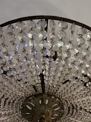 Espectacular Plafon estilo imperio de bronce